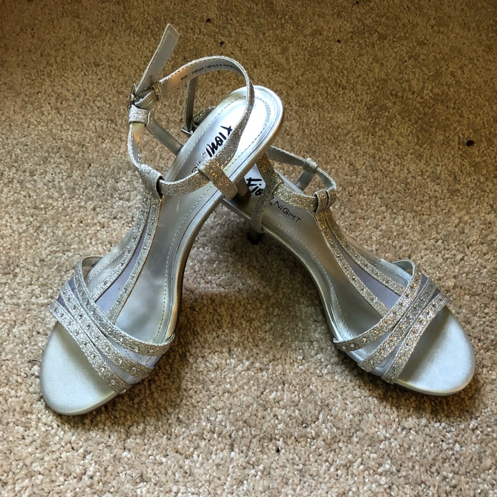 Small silver heels
